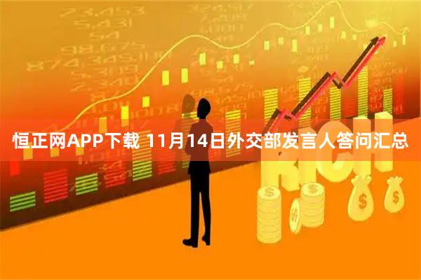 恒正网APP下载 11月14日外交部发言人答问汇总