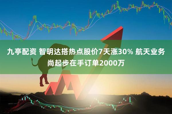 九亭配资 智明达搭热点股价7天涨30% 航天业务尚起步在手订单2000万